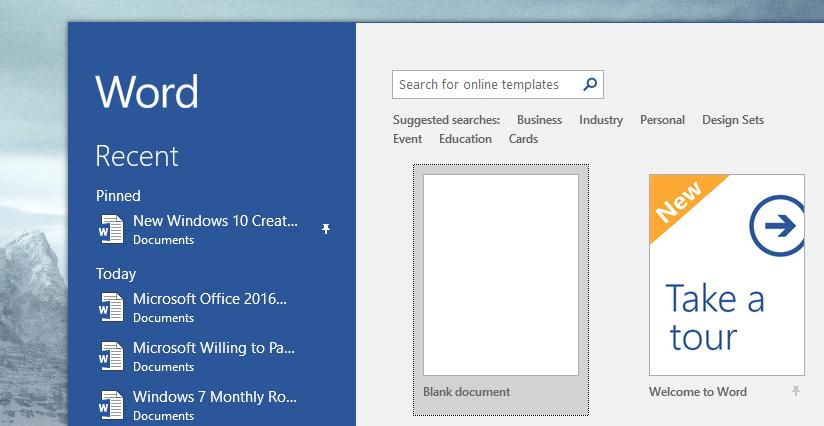Microsoft Office 2016 Update KB4011730 Breaks Down Word 2016 DOCX Documents