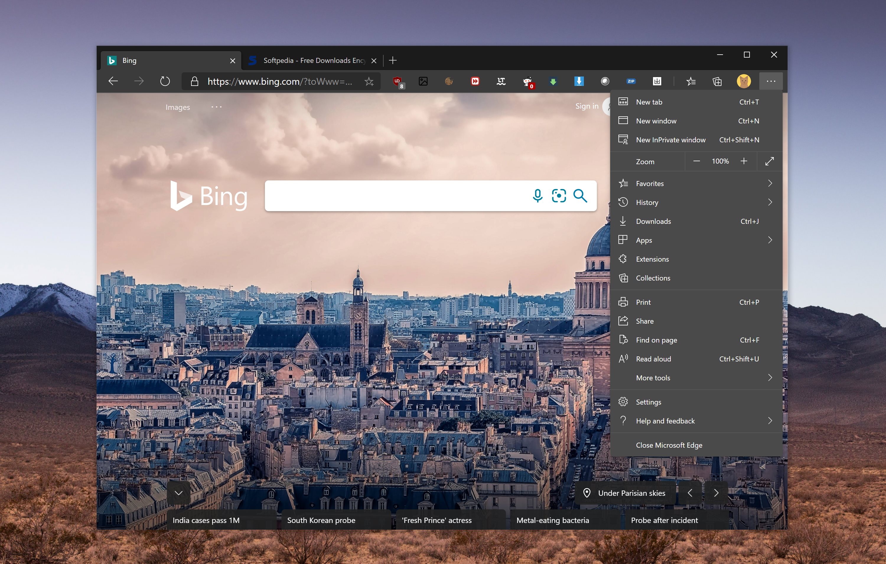 Microsoft On Fluent Design In Edge Browser Transparency Not A Key Focus