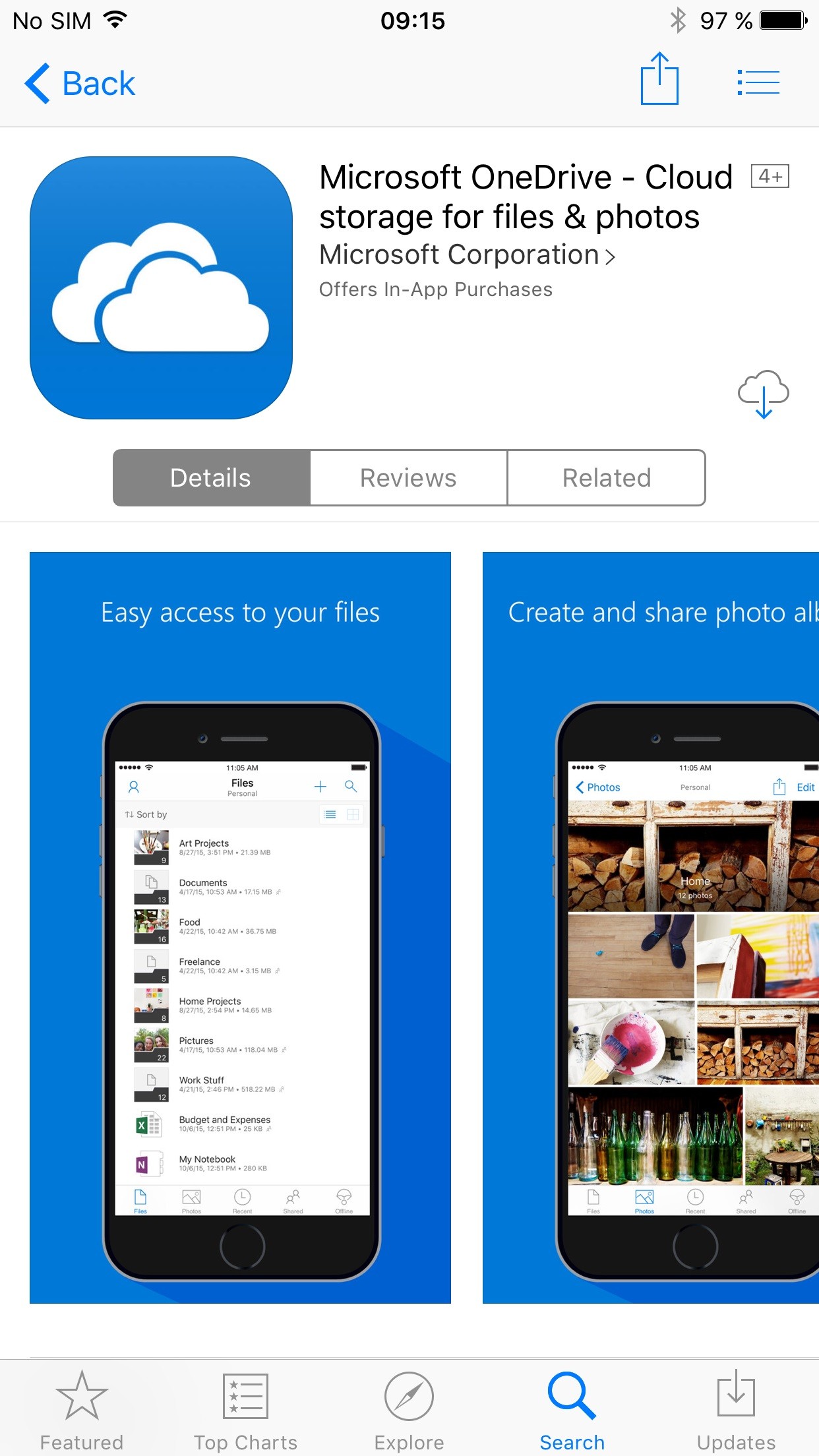 Microsoft Provides Iphone Users With New Onedrive Update