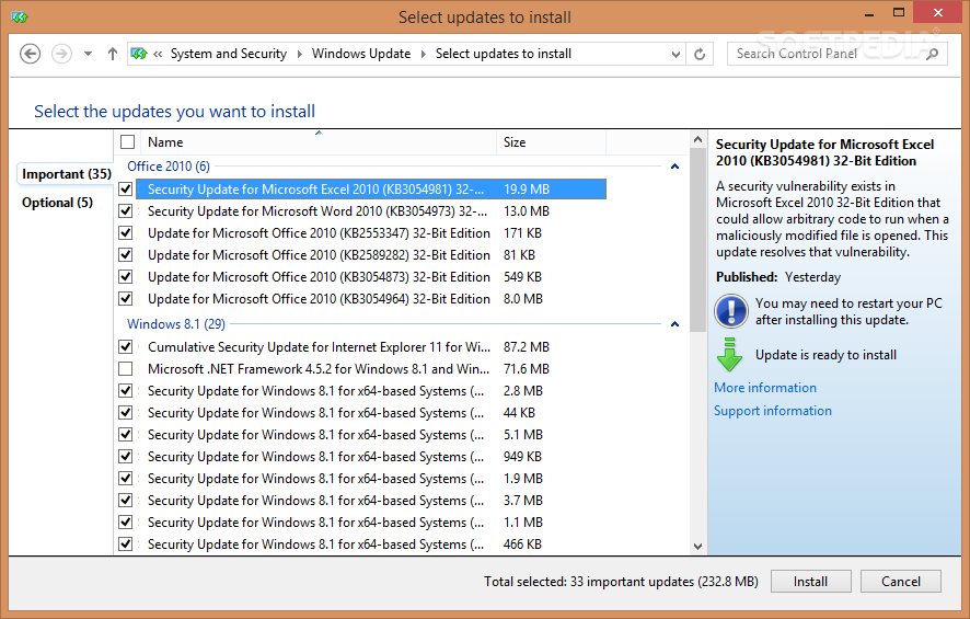 internet explorer 8 download xp with all updates