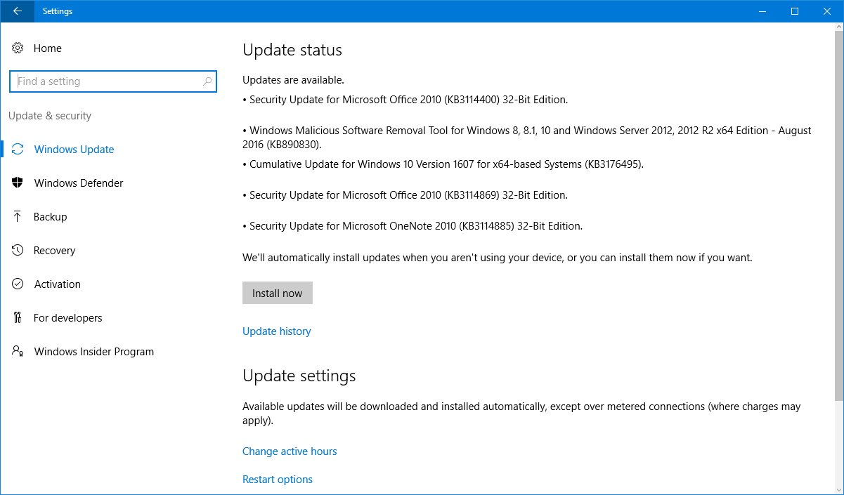 Microsoft Releases August 2016 Security Updates For Windows Edge Office