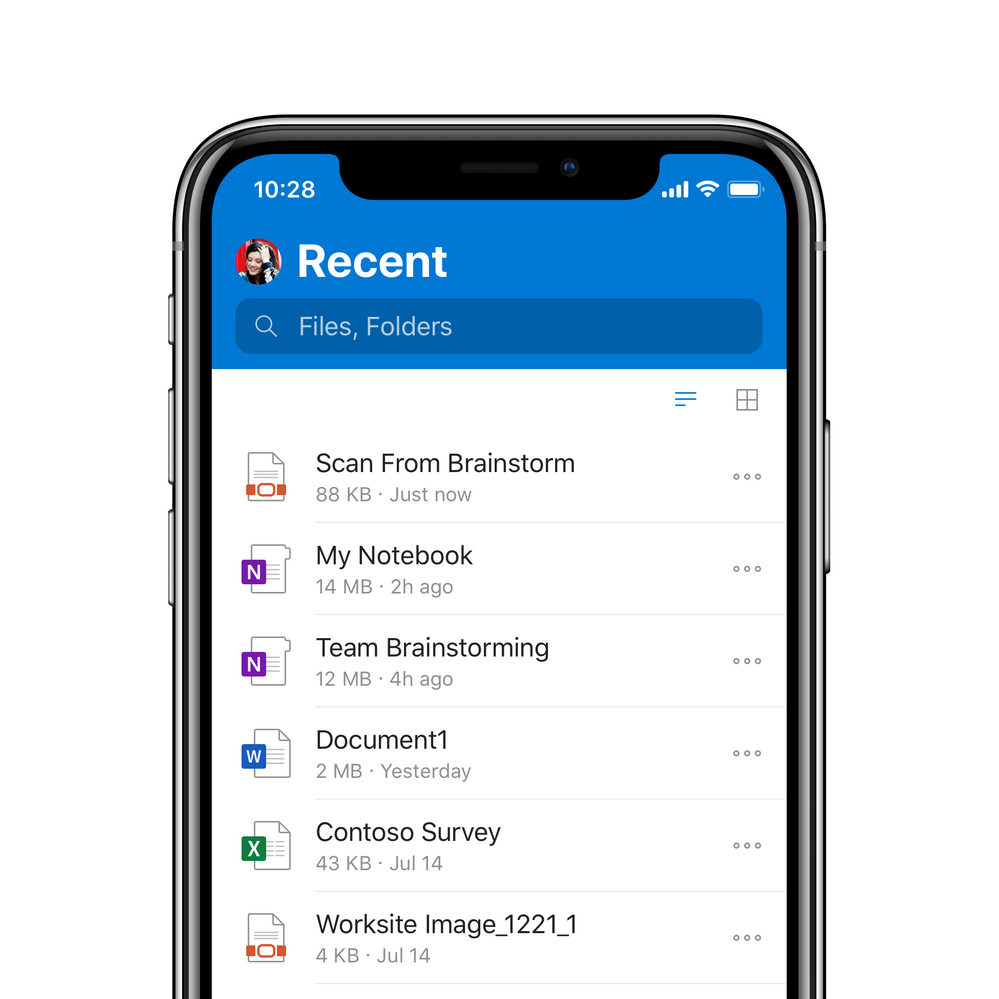 Microsoft Releases Major Redesign For Onedrive On Iphone