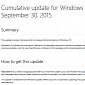 Microsoft Releases Windows 10 Cumulative Update KB3093266