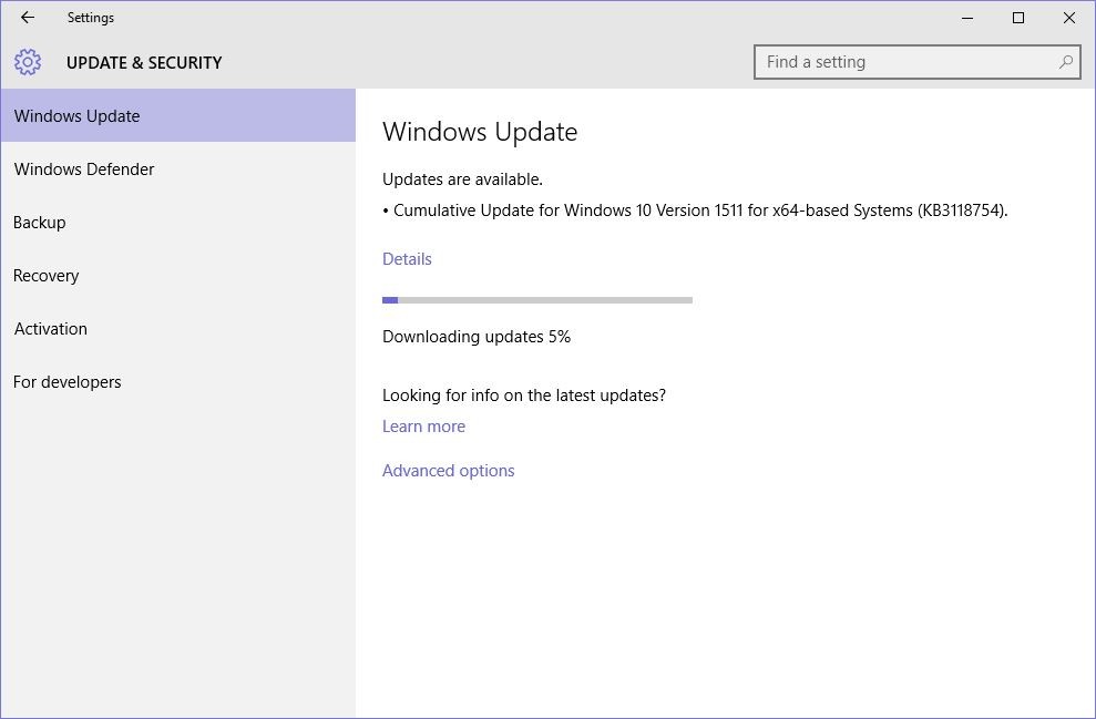 Microsoft Releases Windows 10 Cumulative Update Kb3118754