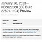 Microsoft Releases Windows 11 Cumulative Update KB5022360