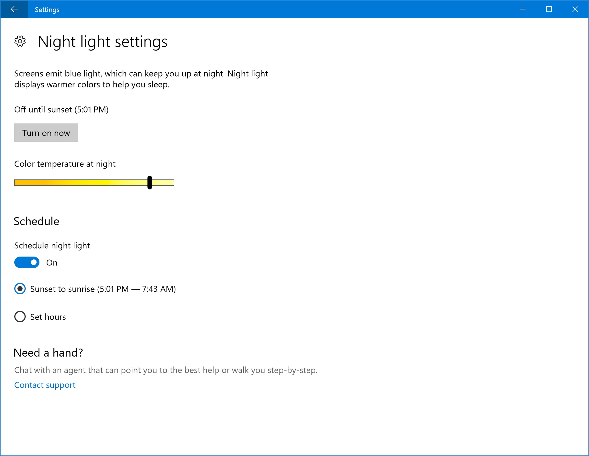 blue light filter windows 10 download