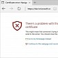 Microsoft Starts Blocking Websites with SHA-1 Certificates in Edge, IE Browsers