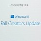 Microsoft to Launch Windows 10 Redstone 3 as “Fall Creators Update”