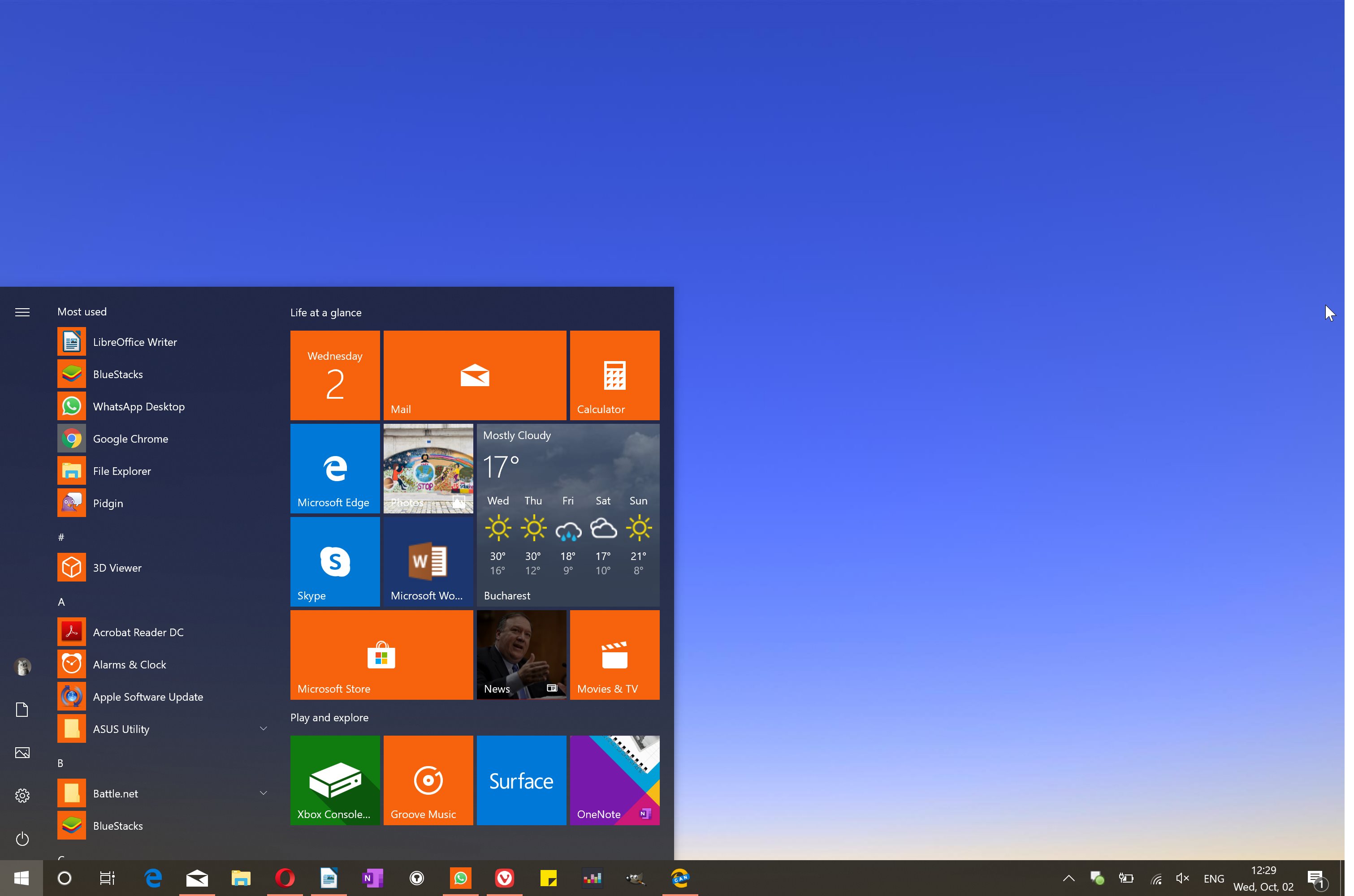 Windows 10x Home Screen