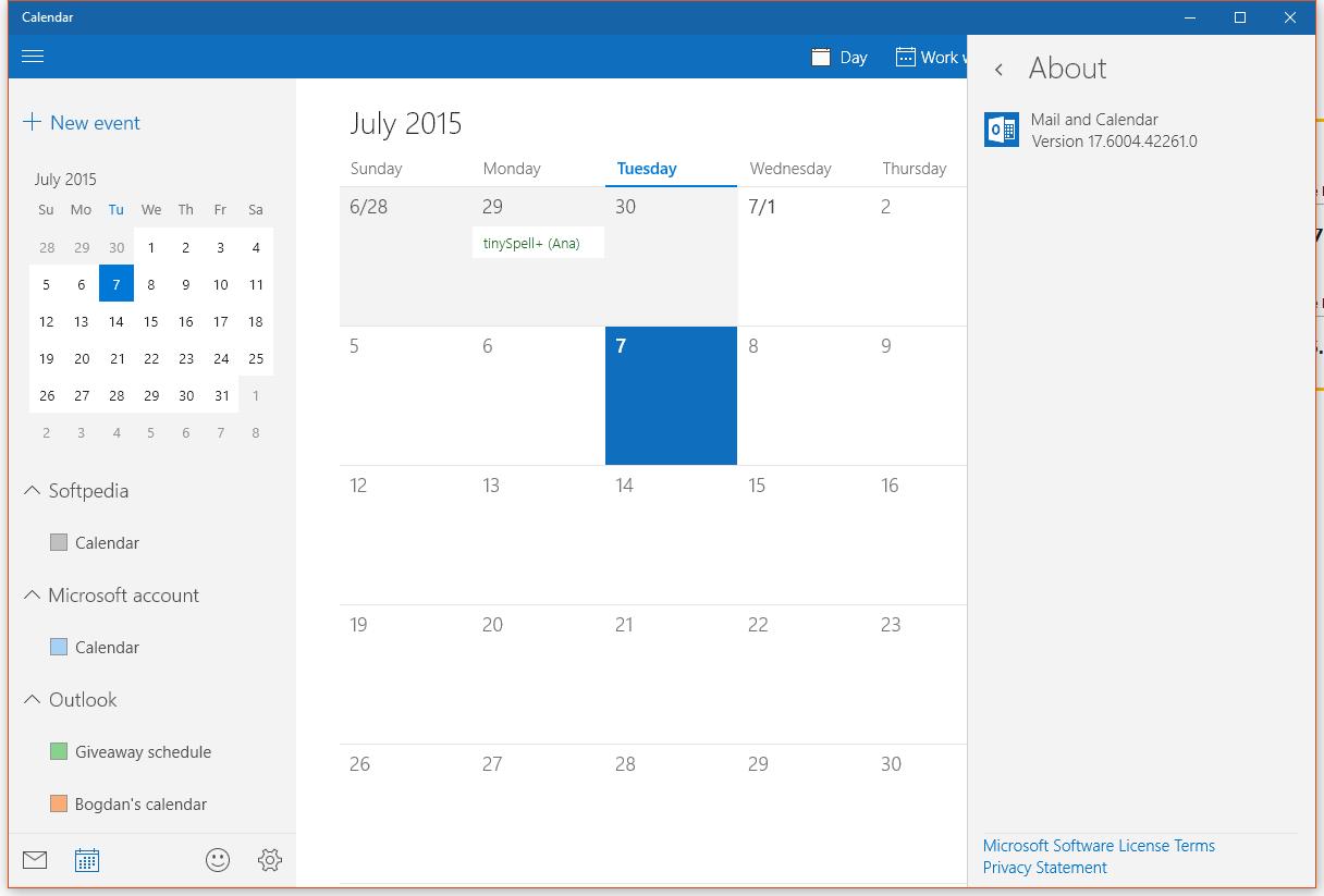 Microsoft Updates Mail and Calendar Apps for Windows 10