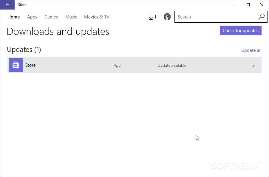 windows 10 microsoft store app package update available for download