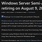 Microsoft Warns Windows Server 20H2 Is Approaching the EOL