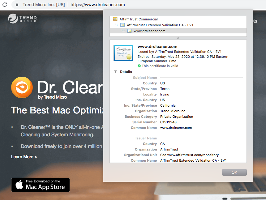 mac app store dr. cleaner