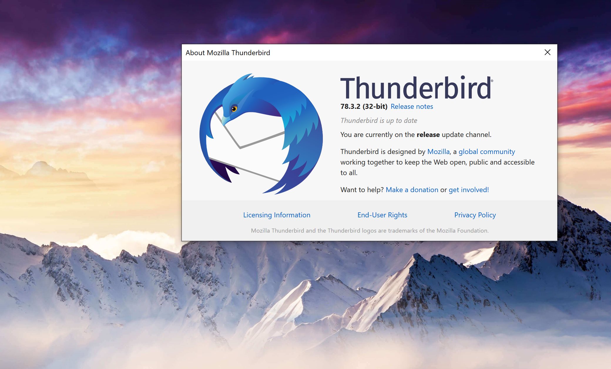 download thunderbird 32 bit