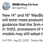Next-Generation MacBooks Unlikely to Use 3nm Chips