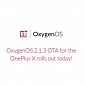 OnePlus X Receives OxygenOS 2.1.3 Update with SD Card Improvements, Security Patches