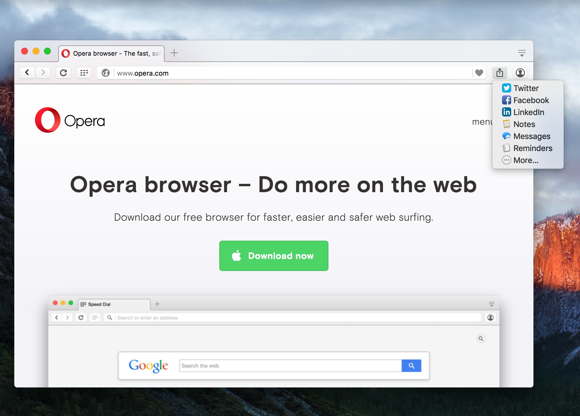 browser opera for mac
