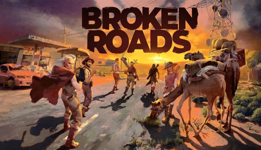 broken roads painting