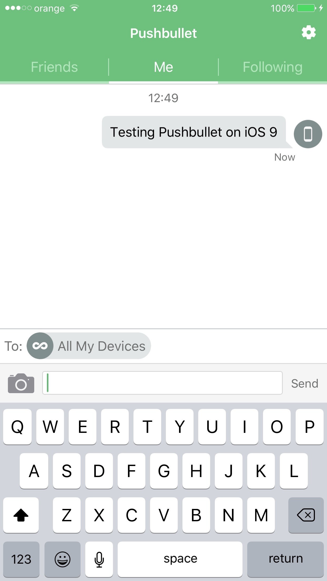 pushbullet for ios