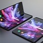 Realistically Looking Renders Show Off Samsung's Foldable Smartphone