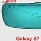 Samsung Galaxy S7 Back Side Slightly Curved, Camera Bump Only 0.8mm Thick