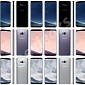 Samsung Galaxy S8 and S8+ Colors Shown in New Renders from All Angles