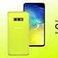 Samsung Leaks Official Galaxy S10e Poster, and It’s So Yellow It Hurts Your Eyes