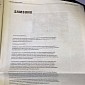 Samsung Runs Full-Page Ads to Apologize for Galaxy Note 7 Recall