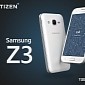 Samsung Z3 with Tizen OS 3.0 Confirmed to Arrive in India, Bangladesh, Nepal
