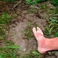 Schoolboy Finds Yeti Footprint in the Siberian Wilderness