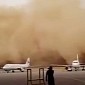 Shocking Video Shows Massive Sandstorm Swallow Airport Whole