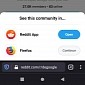The Little Things: Firefox Drops Chrome Icon When Opening Reddit on Android