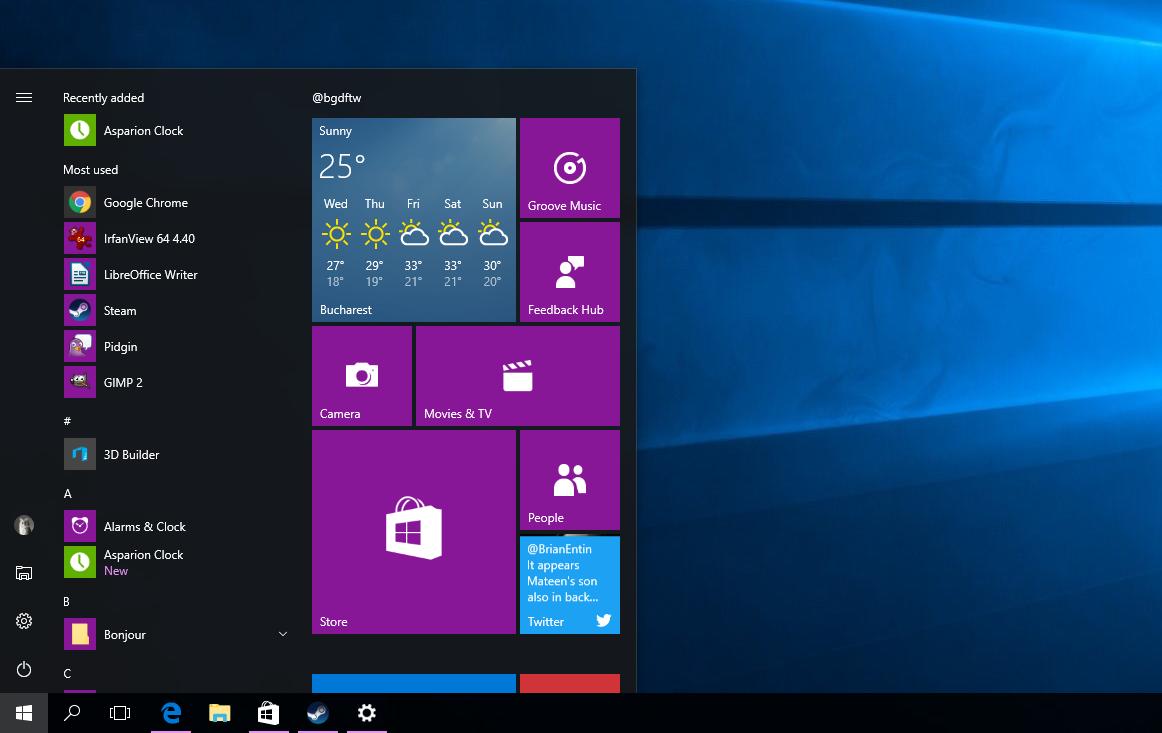 Start Menu Voted Top Windows 10 Feature in New Poll