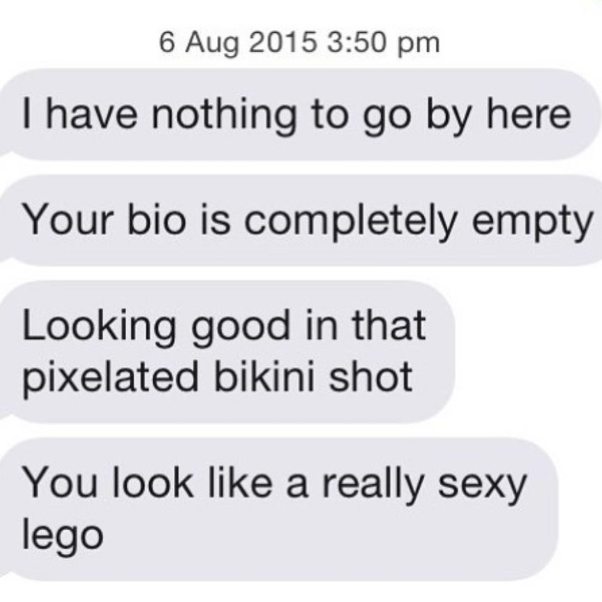 Pick up get laid tinder lines to The Absolute