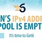 There Are No More IPv4 Addresses in North America, Long Live IPv6