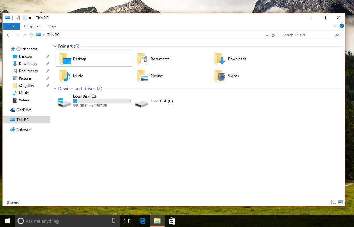 file explorer icon theme windows 10