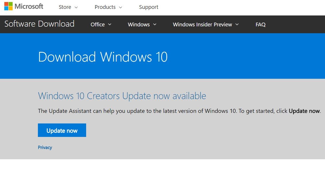 where does windows 10 upgrade assistant download location