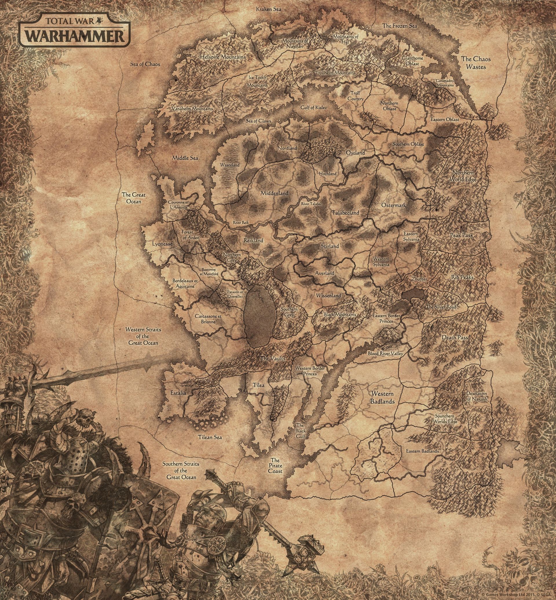 Total War Warhammer Video Shows A Full Greenskin Turn Impressive Map