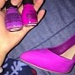 Twitter Torn over “Which Nail Polish Matches These Shoes”