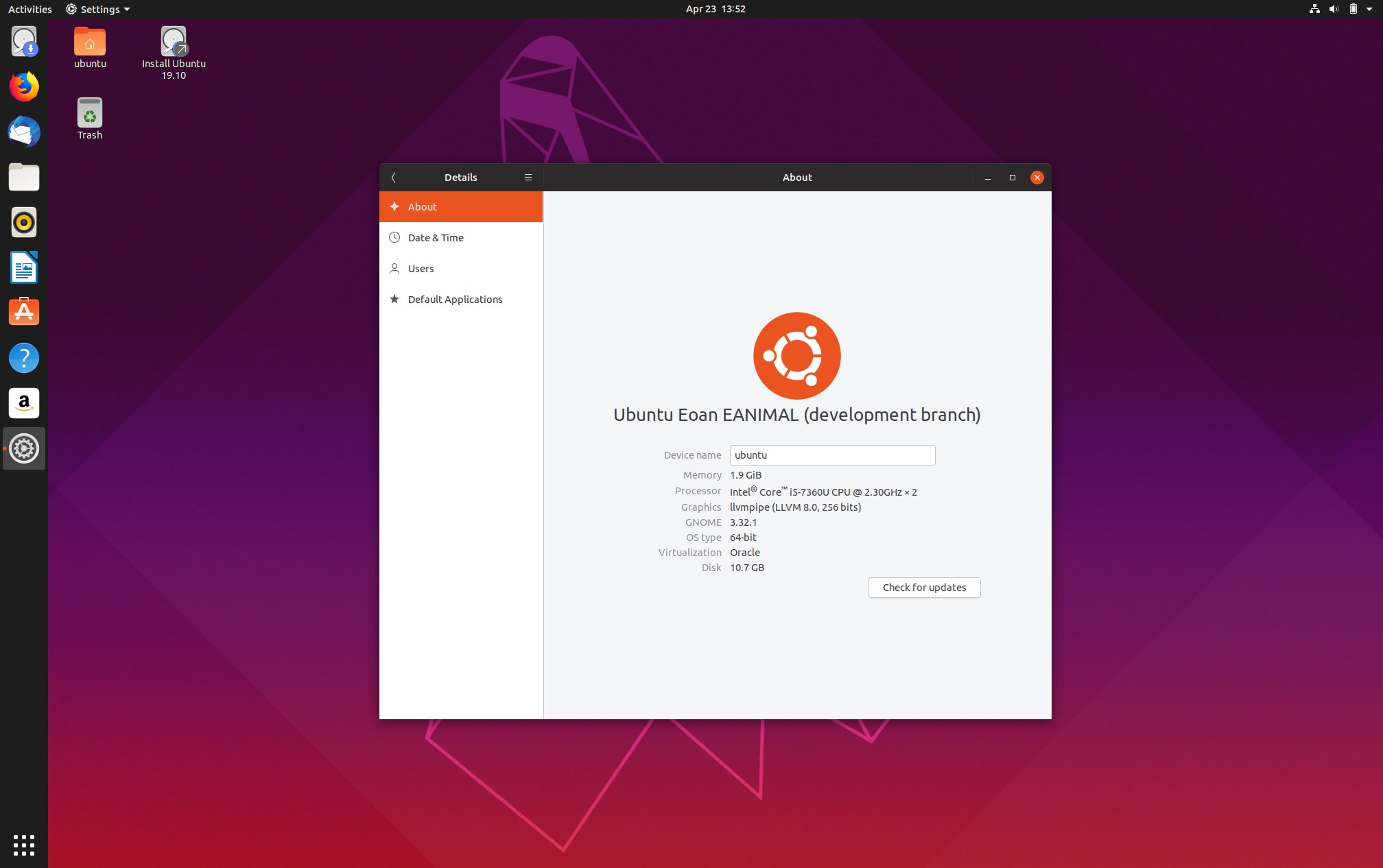 Download linux ubuntu 19