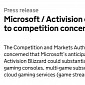 UK Competition Watchdog Concerned Over Microsoft-Activision Deal