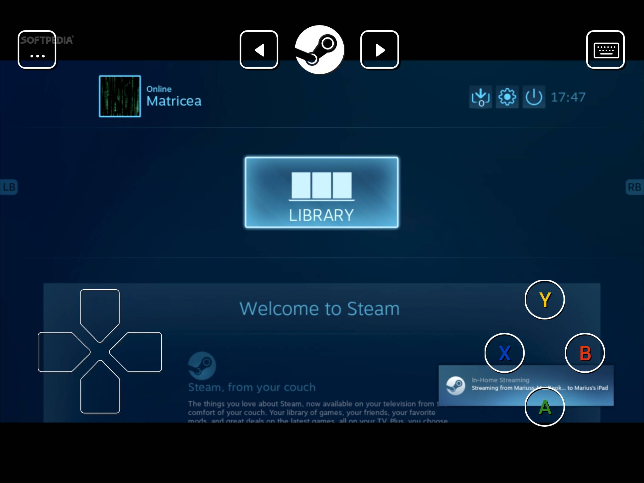 steam link for ipad