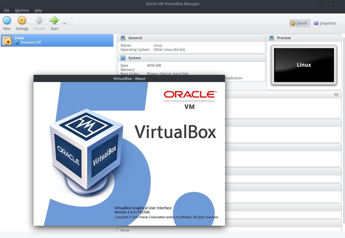 virtualbox 5.0.4