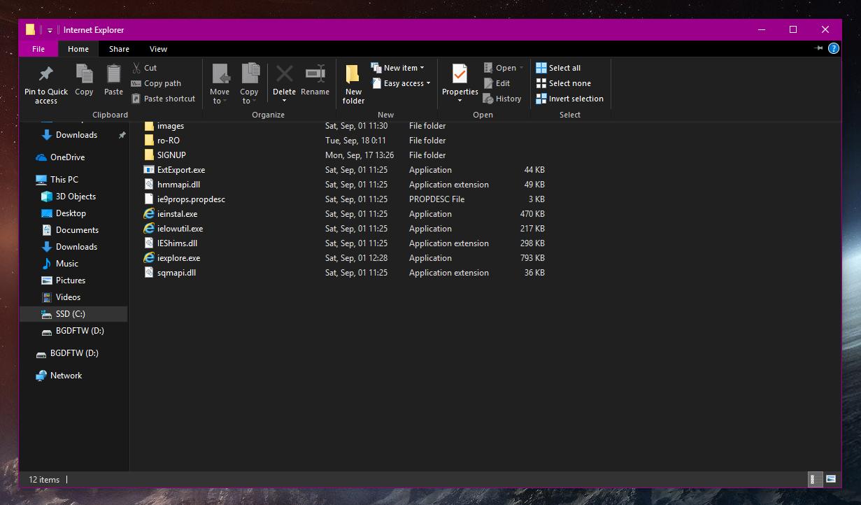 how to make file explorer dark theme windows 10