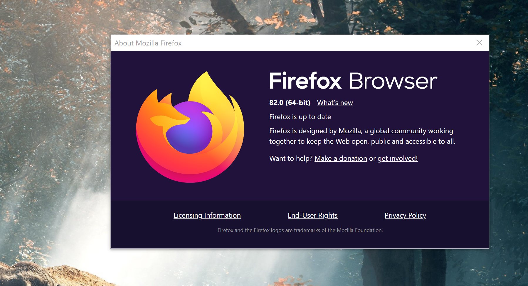 newest version of firefox