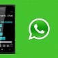 WhatsApp for Windows Phone 8.1 Receives a New Update