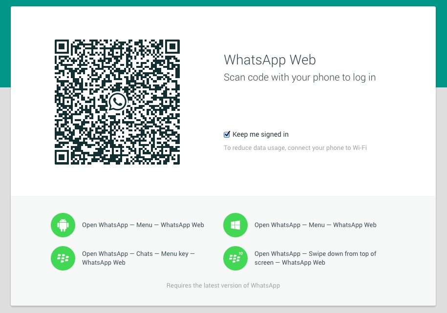 will whatsapp for web work on a mac