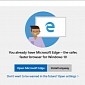 Windows 10 Begins Warning Users to Stay Away from Google Chrome and Firefox