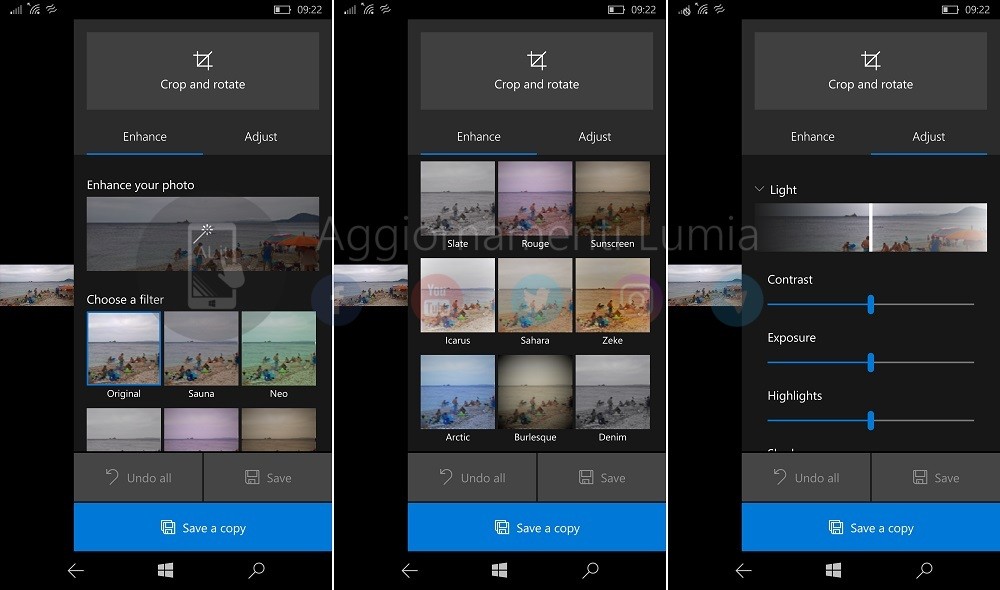 Windows 10 Mobile Leak Reveals New Photos App