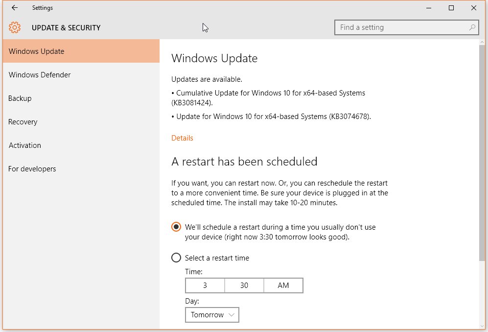 block automatic updates windows 10 home